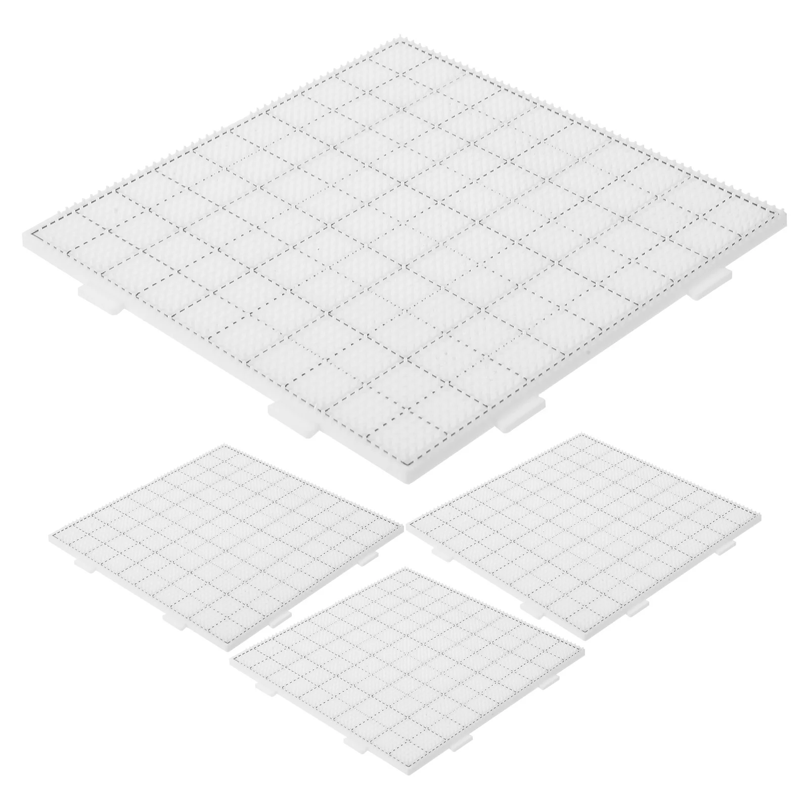 

4 шт., 2,6 мм, квадратные бусины- предохранители, пластиковые пегборды, поднос для рукоделия для детей, художественные проекты «сделай сам», расплавленные бусины, доски, доски для художественных поставок из бисера