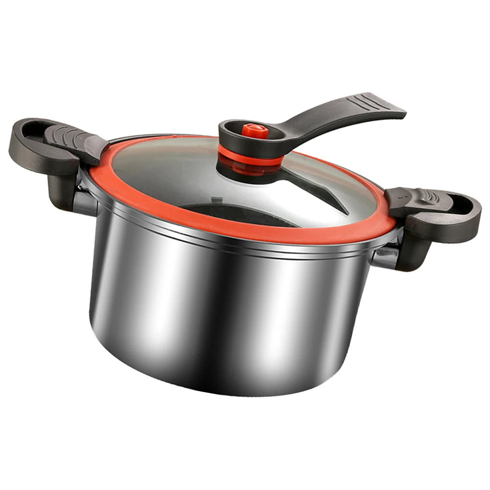 

Stainless Steel Pressure Cooker 24cm 3 5L Nonstick MicroPressure Cooker Soup Pot Kitchen Cooking Pots PortableKitchenware