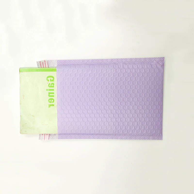 10Pcs Poly Padded Envelope Light Purple Bubble Mailer Shockproof Packaging Supplies for Jewelry Self Sealing Bubble Bags