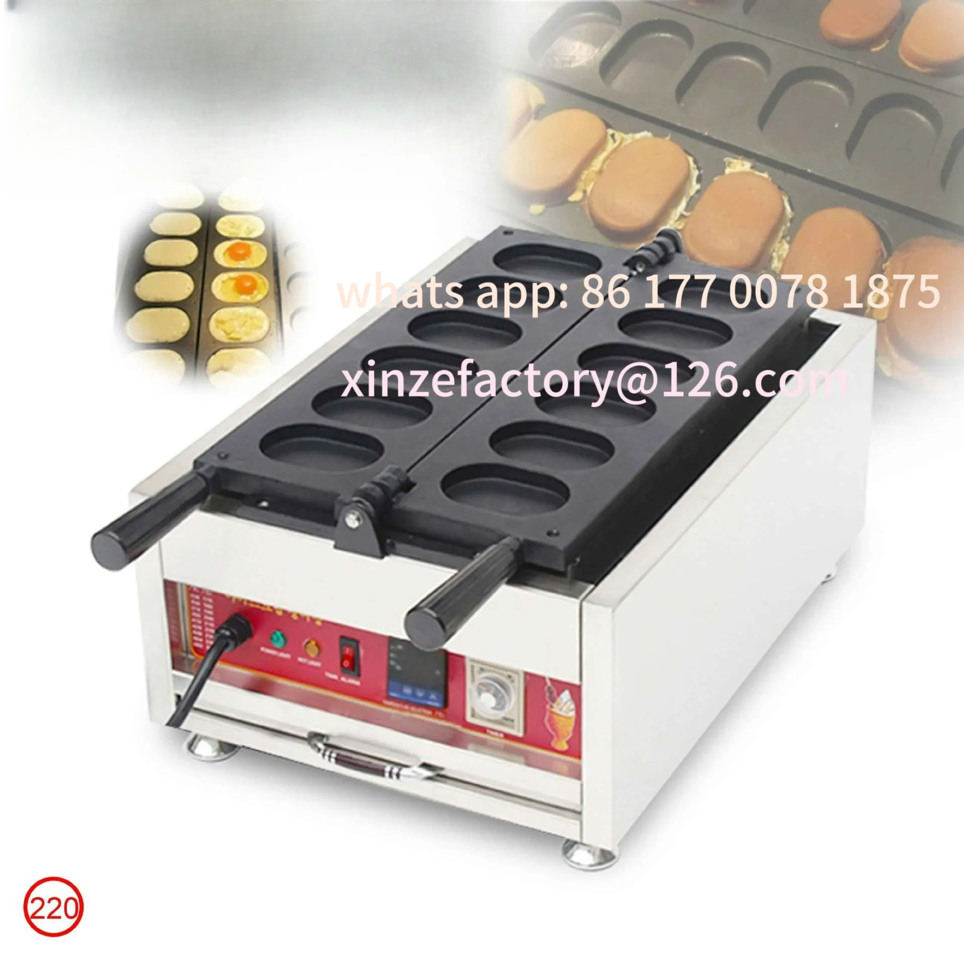 

Customizable Digital Display Egg Burner Chicken Cake Cheese Stuffing Chicken Cake, Egg Cake Equipment