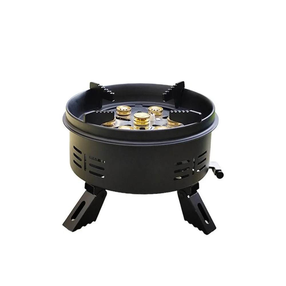 

New Fierce Fire Stove Split Outdoor Picnic Windproof Gas High Power Portable Travel Camping Coffee Instant Noodle Cooker