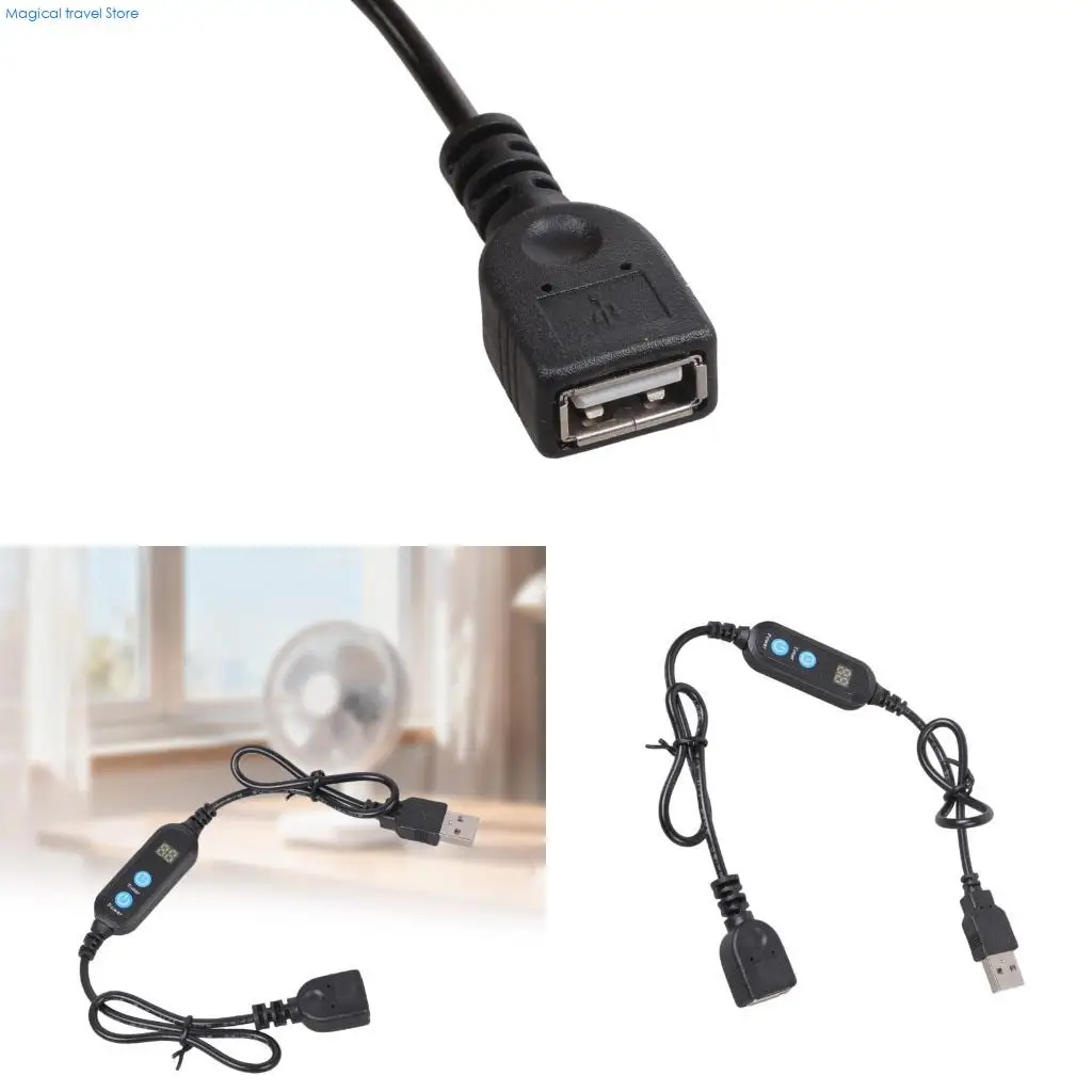 N2UB Repeating Cycle USB Timer Line 5V Output for Hydroponics Plant Grow Lights