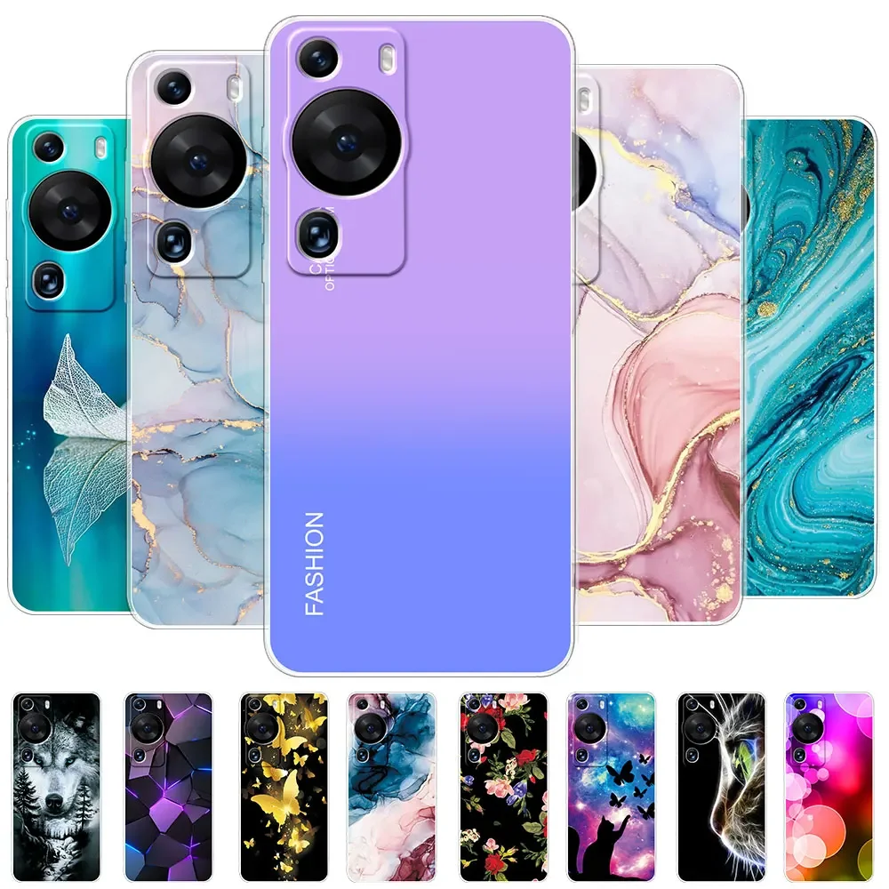 Für Huawei P60 Pro Fall Klar Weiche Silikon Schützen Telefon Fall Für Huawei P30 Lite Stoßstange Abdeckung Coque Für Huawei P40 Lite Fundas