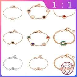 2024 New S925 Silver Bracelet: Trendy Chic, Elevate Your Glam, Delicate & Practical, Budget-Friendly!