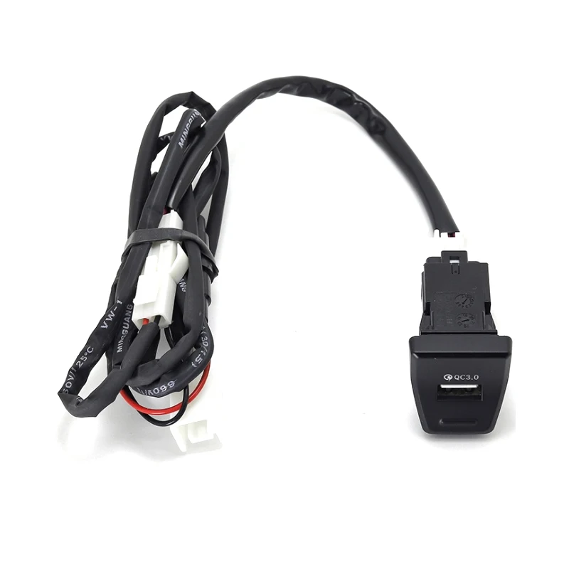 Central Control Position QC3.0 usb Car Charger For Toyota RAV4 2019 2020 2021 Bouton Backlight 5th Lossless Upgrade Accessories