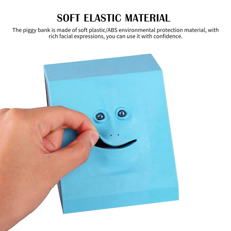 FULL-Battery Operated Novelty Monkey Money Saving Box Piggy Bank For 3 Years+ Kids Boys Girls Adults Birthday Day Gift