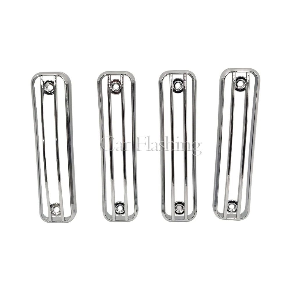 

Side Marker light trim Guard Trim Protector For HUMMER H2 SUV SUT 2003-2009 4 PCS Chrome cover frame Cab Marker Lights