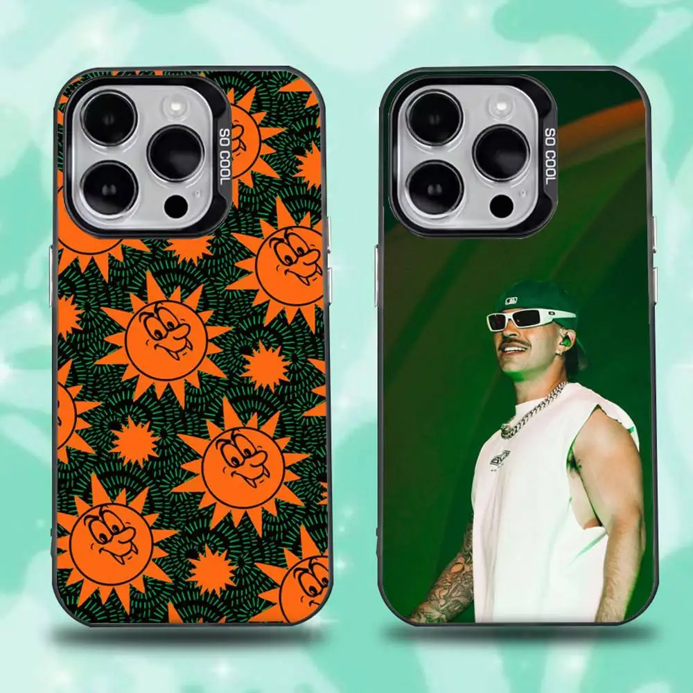 

Singer F-Feid Ferxxo Phone Case For iPhone 16,15,14,13,12,11,Mini,Pro,E,SE4,XS,MAX Black Candy Matte Cover
