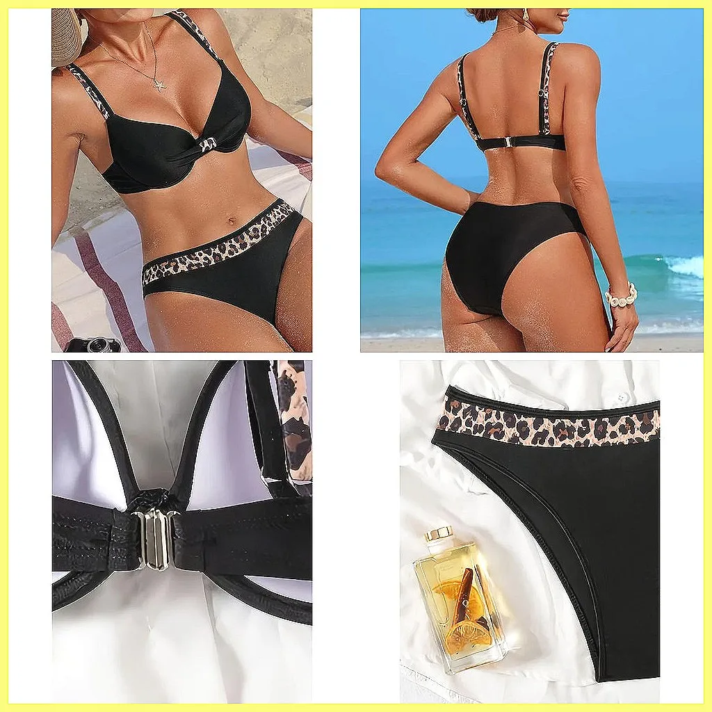 

Сексуальный черный бразильский комплект бикини для женщин, летний пляжный купальник из двух частей (Количество символов: 74)