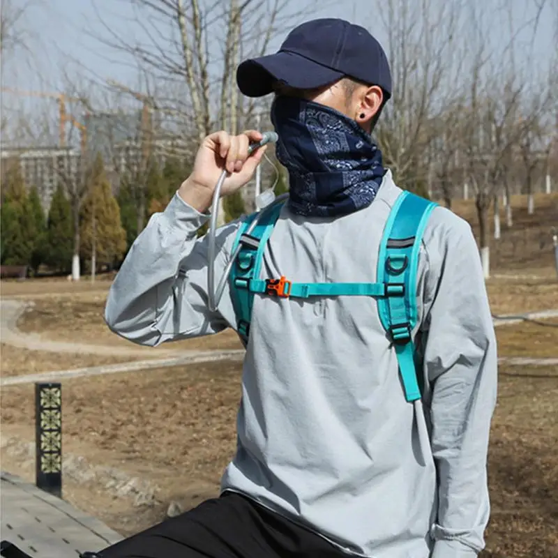 حقيبة ظهر مائية للترطيب مع شرائط عاكسة حقيبة كتف قابلة للتعديل من النايلون للصيد والسفر والتسلق والصالة الرياضية والتزلج #5