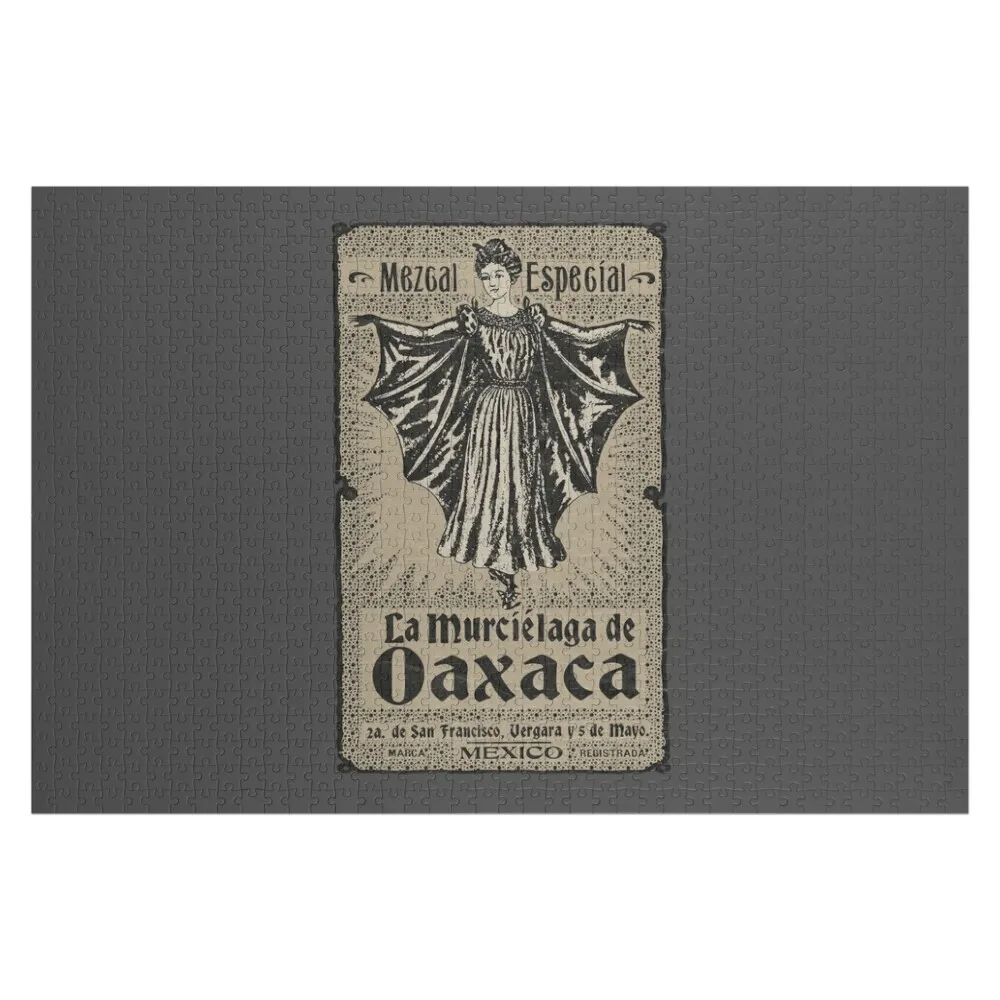 

Винтажная мескальская головоломка Oaxaca Mexico Bat, персонализированное имя, настраиваемый подарок, новые игрушки для детей, 2022, головоломка