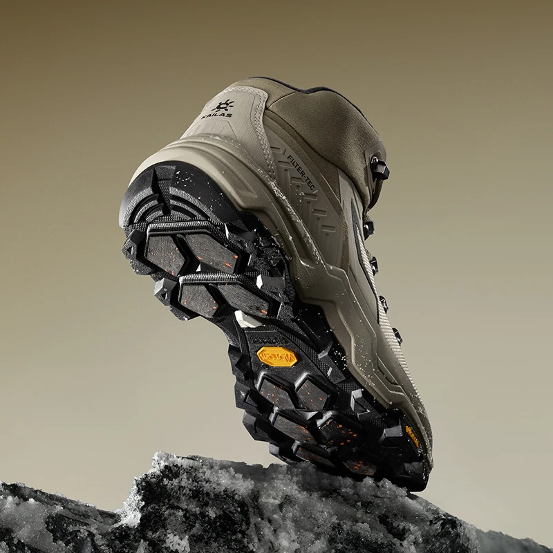 KAILAS 2026 New N44 FLT MID Anti-Slip Snow Hiking Shoe Waterproof Fleece-Lined Warm Hiking Shoe With Vibram For Winter KS2642154