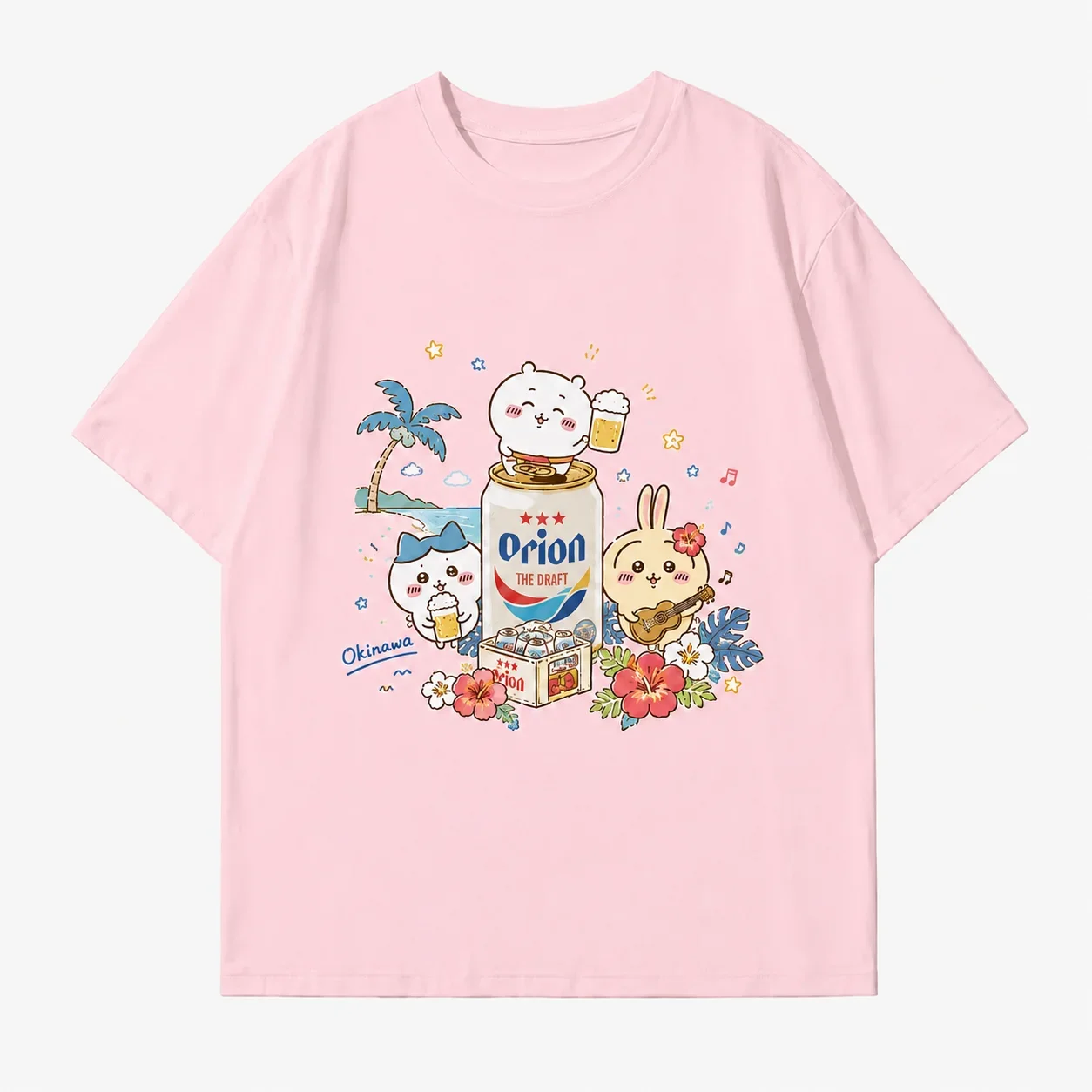 CHIIKAWA Sommer Eltern-Kind Reines Baumwoll-T-Shirt Bequem Atmungsaktiv Hochwertig Ins Y2k Herren T-Shirts Kleidung für Männer – Detail 8