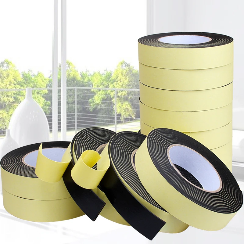 High Density Eva Foam Sealing Tape Waterproof Sealing Tape Adhesive Shock-proof Strip Glass Doors Cabinets Anti-collision Gasket