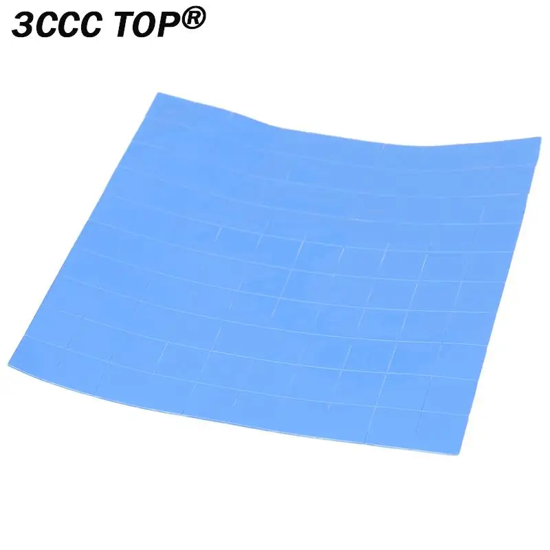 100Pcs 10*10*0.5mm Thermal Pad GPU CPU Heatsink Cooling Conductive Silicone Pads