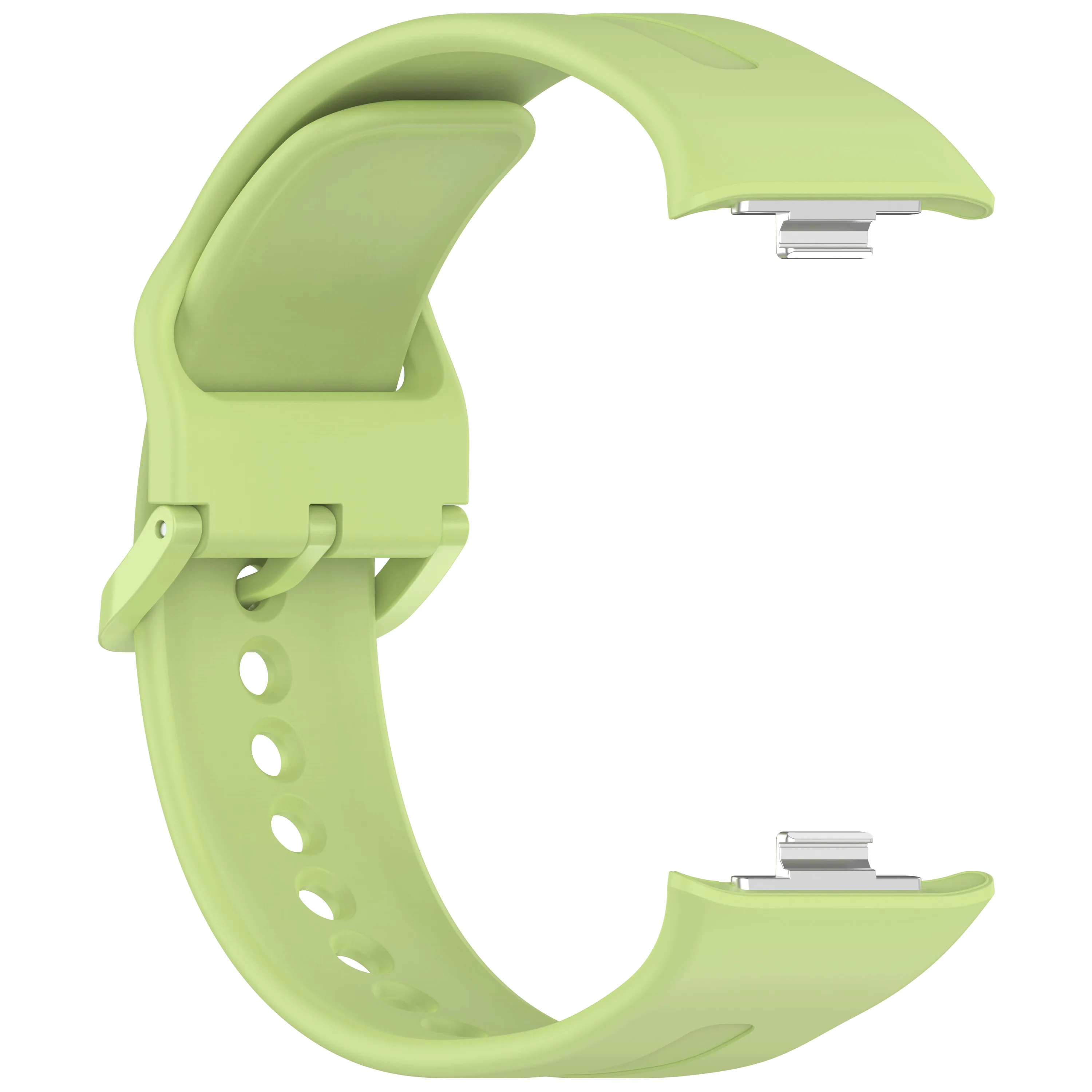 레드미 워치 5 용 실리콘 스트랩, 동일한 색상 버클, 시계 케이스, 조절 가능한 단일 색상 손목 밴드