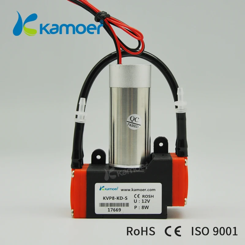 KVP8 Brushless 12V 24V DC Motor Analysis Negative Pressure Suction Pump Mini Air Vacuum Membrane Pump