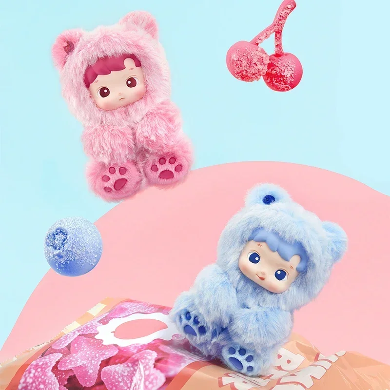 POP MART HACIPUPU Gummy Bear Series слепая коробка, сумка для догадок, украшение для рабочего стола, милая модель, подарок, игрушки для девочек, аниме
