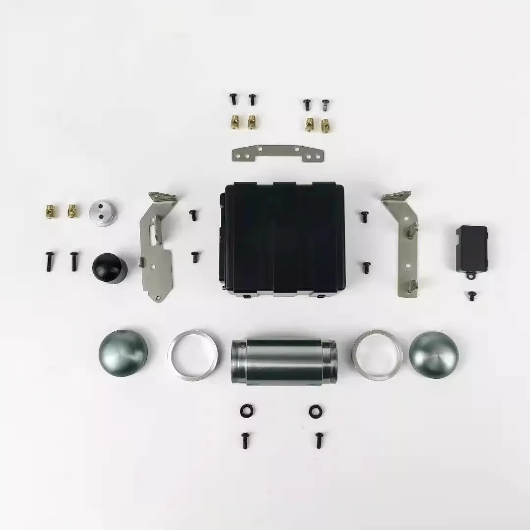 1/14 Mud Head Towing Simulation Battery Box Air Tank Servo Installation For Tamiya Lesu Rc Truck Trailer Tipper Parts