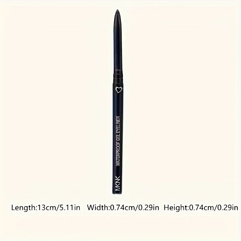 2 In 1 Eyeliner Lip Liner Gel Pencil Waterproof Long-lasting White Black Brown Easy Wear Eyeliner Makeup For Eyes 6 Colors Optio