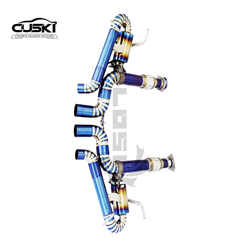 

Выхлоп CatBack для Chevrolet Corvette C8 Z06 2019-2023, титановый сплав для выхлопной трубы системы, модернизация выхлопной системы автомобиля