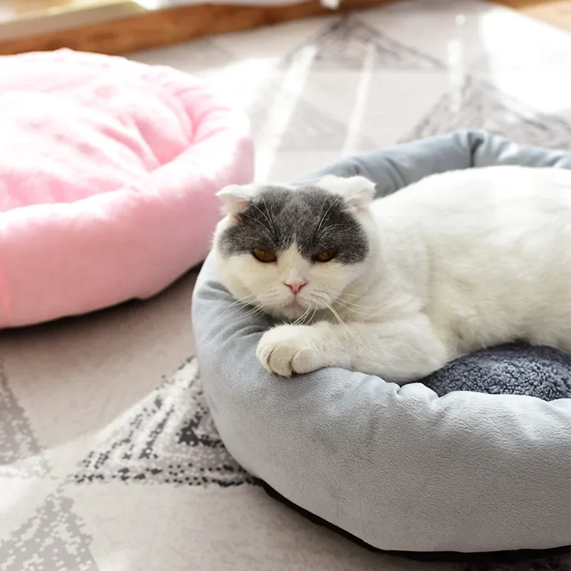 Bed Blanket Puppy Heater Portable Cat Sleep Roud Cushion Dog Heating Pad Usb Electric Mat Constant Temperature Pet