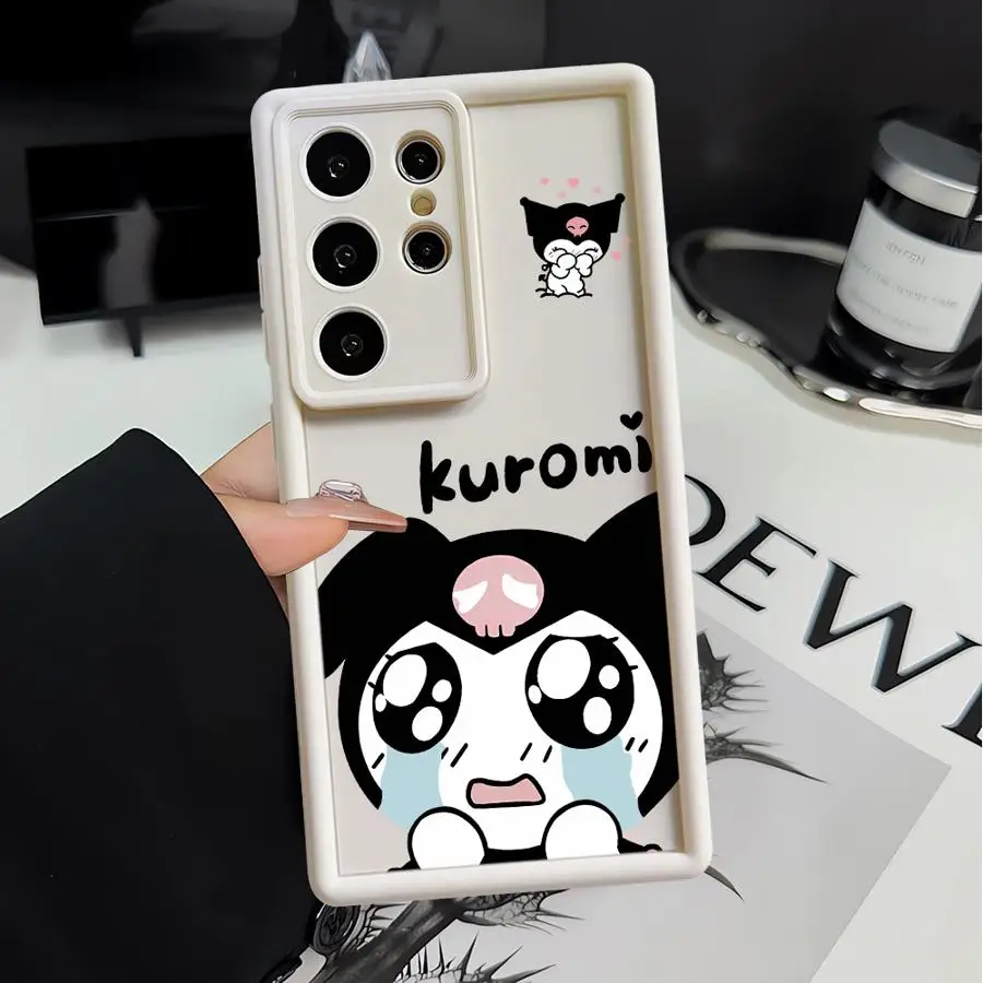 Чехол для телефона Samsung Galaxy S25 Ultra S24 S22 Plus S23Ultra S20 FE S21, противоударный чехол Funda Cartoon Cool Kuromi