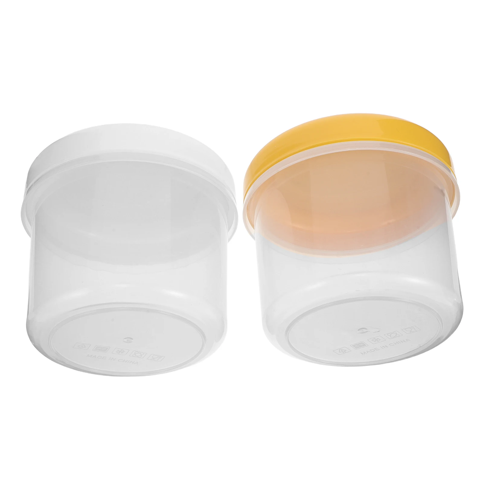 

2pcs Food Container Airtight Mini Spice Box Condiment Box For Travel School Compact Design Freezer Storage Jar Kitchen Storage