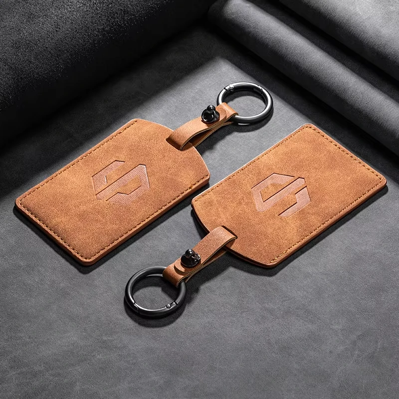 Auto Smart Key Pouch Auto Card Key Wallet Car Key Protector Sleeve Suede For Leapmotor C10 C11 T03 B10 C16 Lafa5 B03X