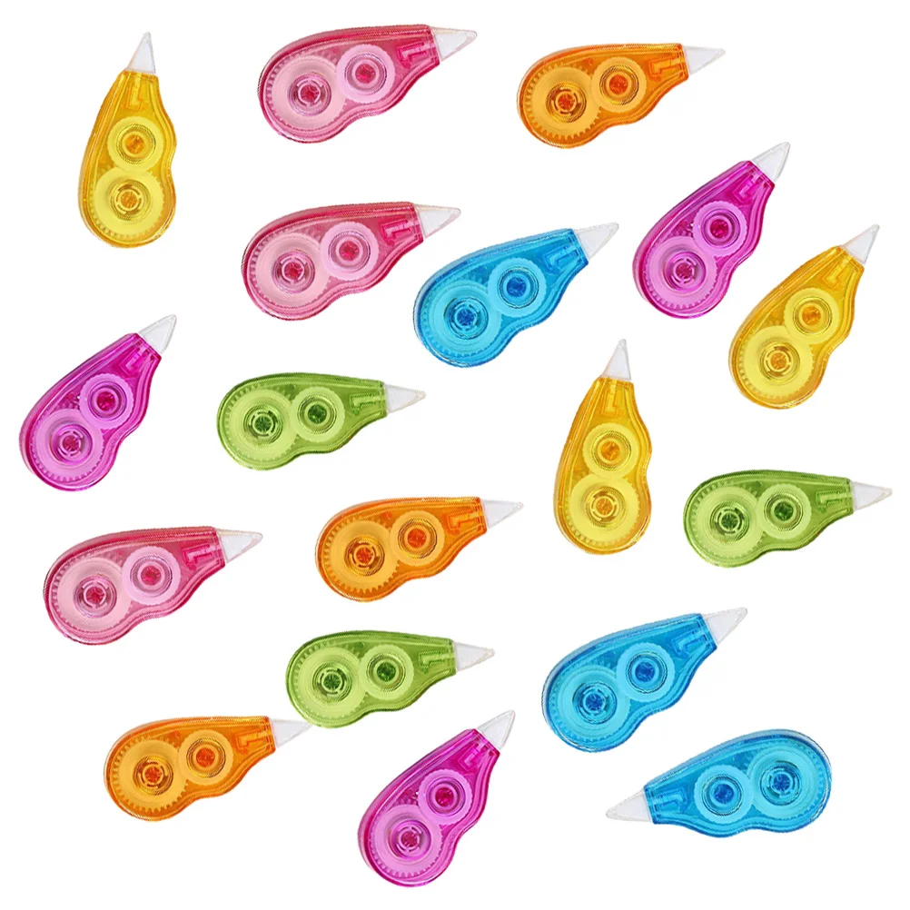 

18pcs Tape Stationery High Capacity Household Tape White Corrector Clear School Supplies Practical Portable