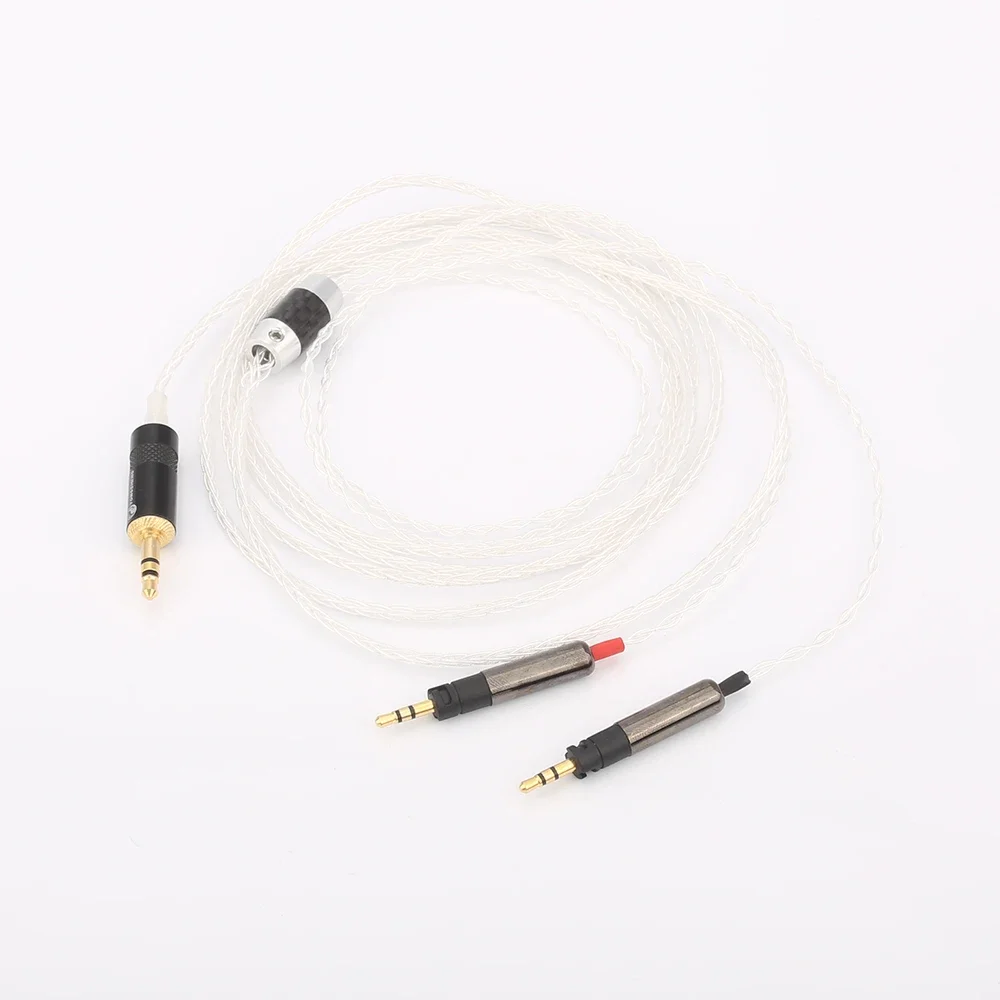 Audiocrast HC014 3.5mm Stereo 8 Cores 7N OCC Silver Plated R70X Headphone Upgrade Cable for ATH-R70X R70X headphones