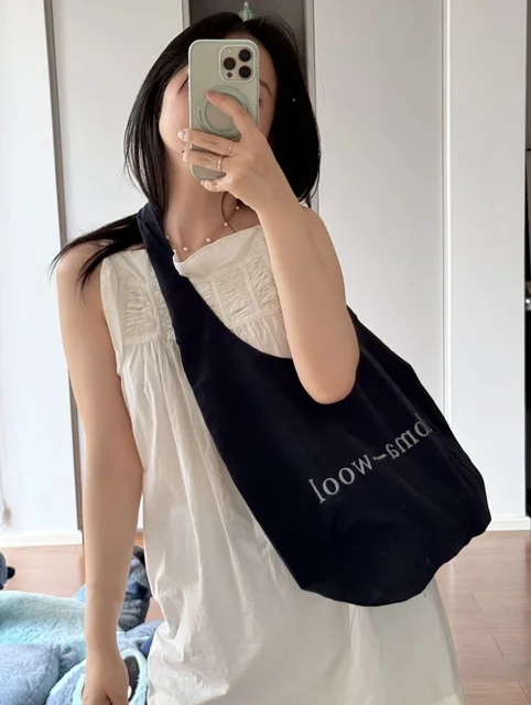 Paloma Wool 2025 New Women's Cotton Canvas Tote Bag 0th