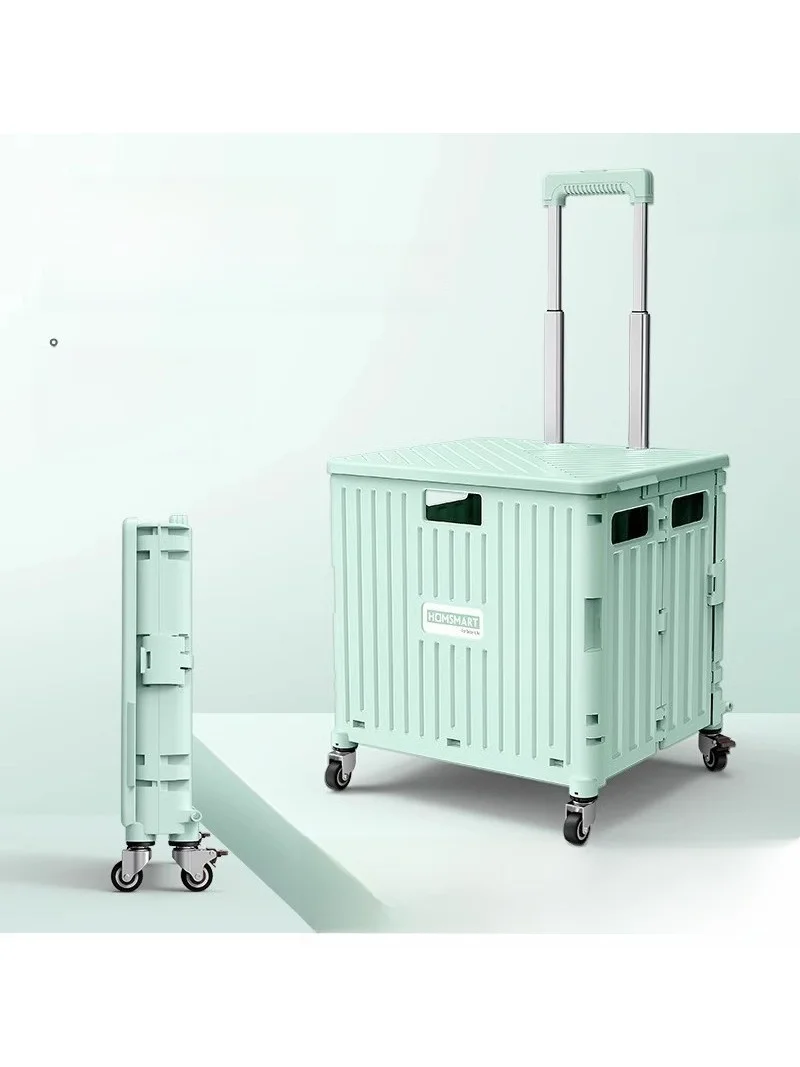 portable-folding-plastic-shopping-cart-with-carts-for-buying-vegetables-compact-pull-car-iron-body-retractable-handle