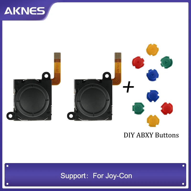 AKENS X HALLPI TMR Sensing Joystick for Joy-Con Replacement No Drifting Electromagnetic Stick for Nintendo Swicth / Switch OLED