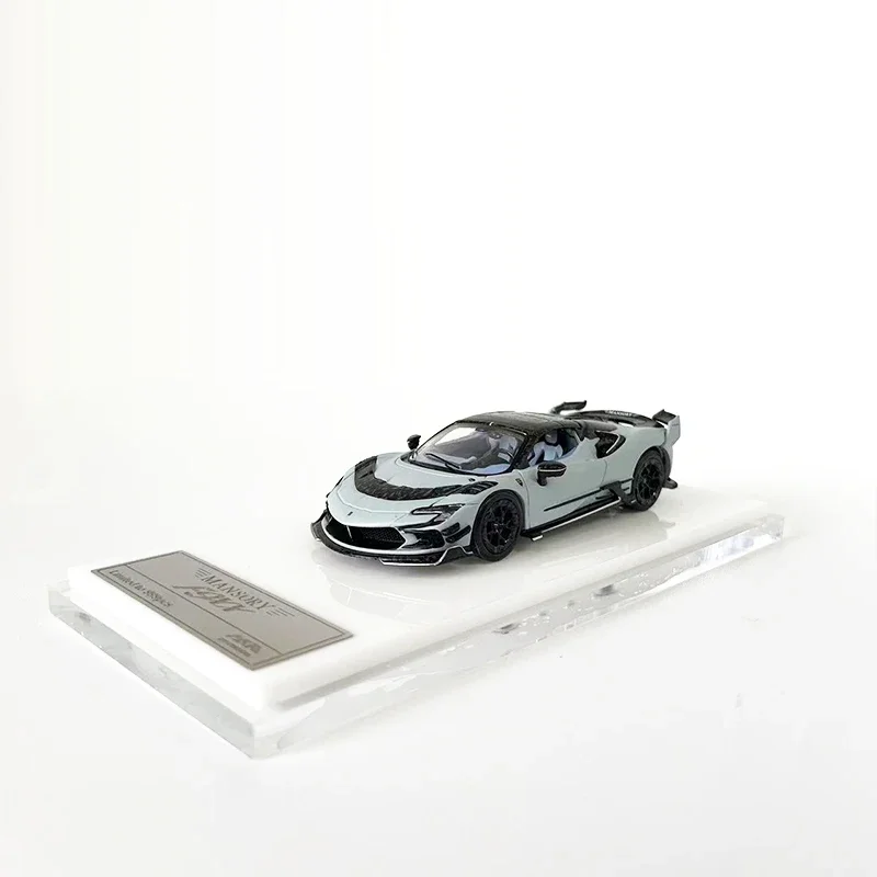 HKM 1:64 Modellauto Fera SF90 Legierung Druckguss Sport Vehicle Collection Spider Grey