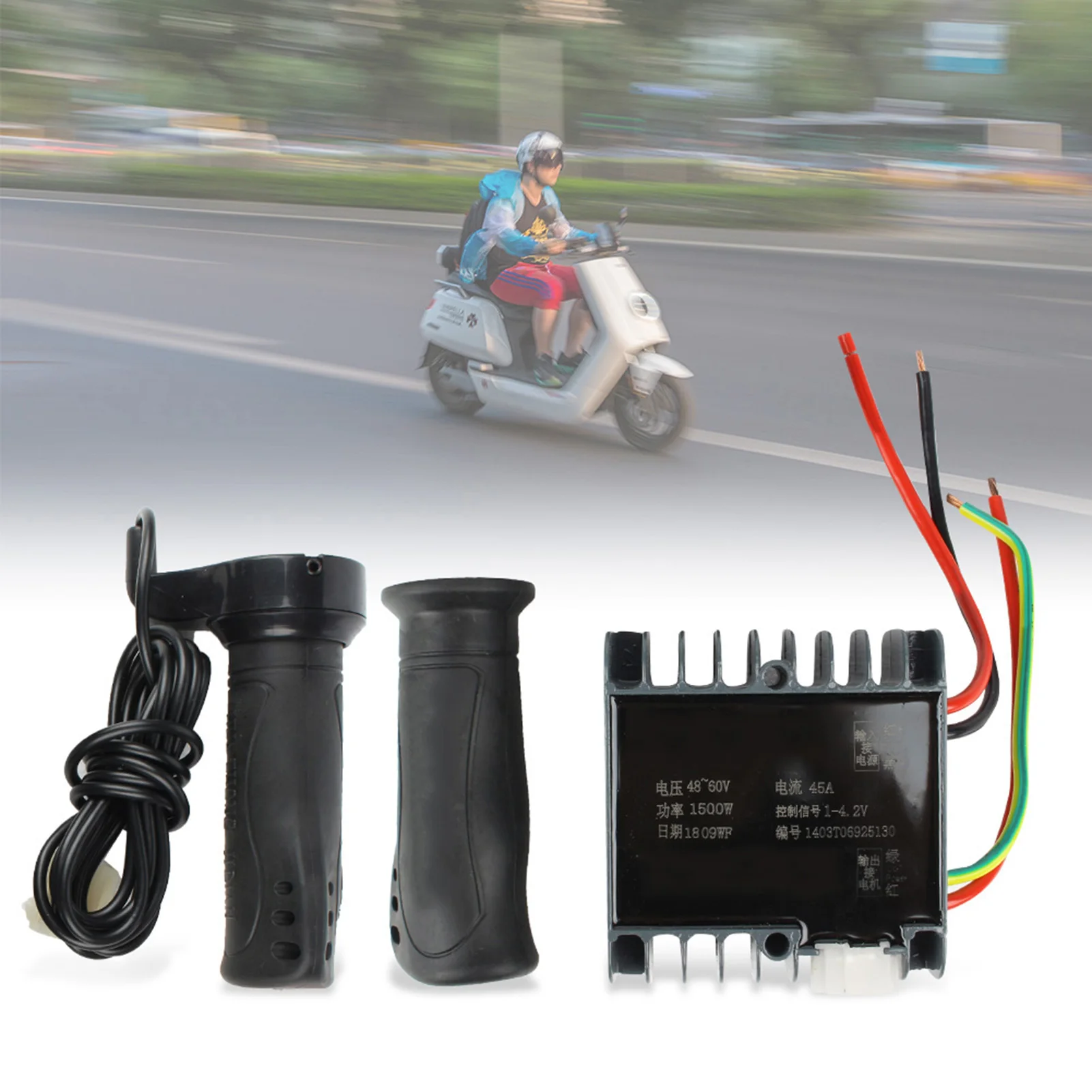 

48-60V 1500W Motor Brushed Controller Box for Electric Scooter Tricycle Brushed Controller Brushed Motor Controller Controller