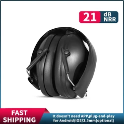 Foldable headphones  shooting earmuffs military tactical anti-noise headphones amplified hearing protection