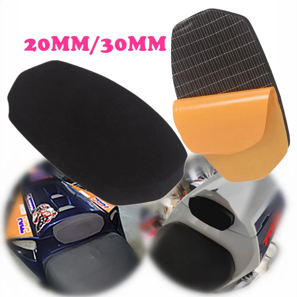 20mm/30mm Thick Universal Motorcycle Foam Pad Racing Seat Track Density Adhesive Bump Pad Foam For Honda For YAMAHA For Ducati