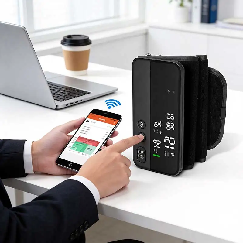 jianyoucare-bp-rechargeable-bluetooth-digital-arm-blood-pressure-monitor-tonometer-tensiometer-meter-app-data-sphygmomanometer