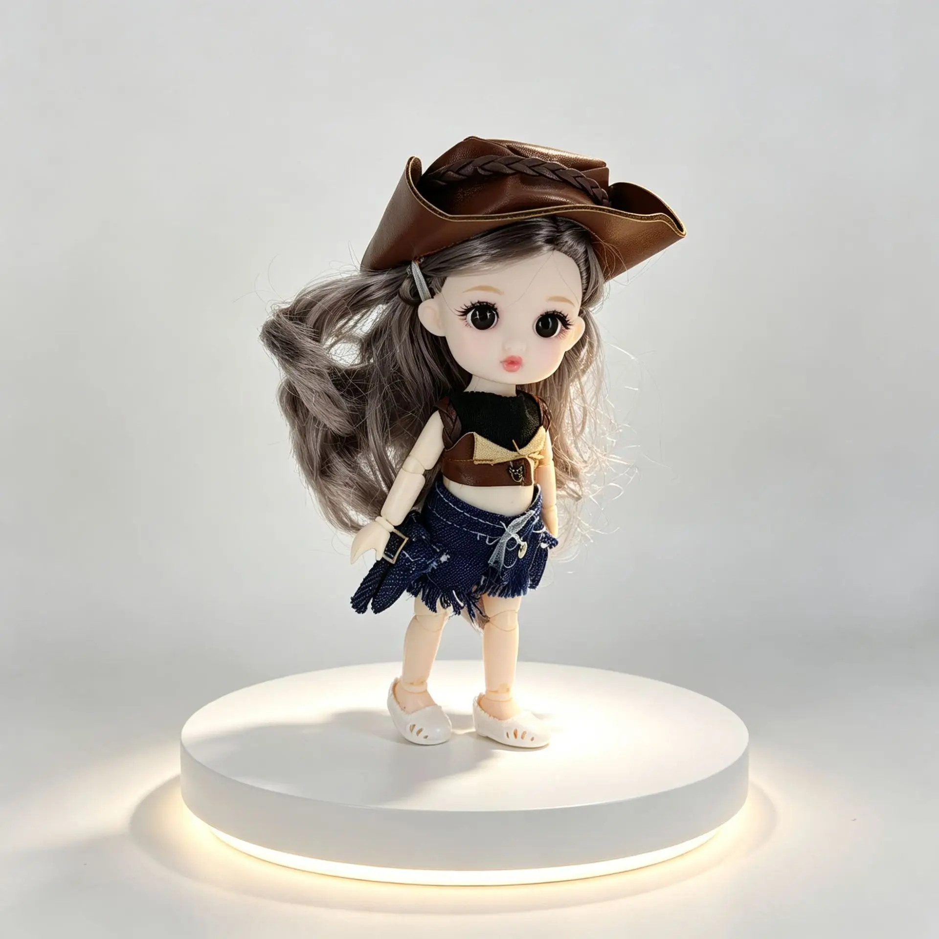 11cm Doll Keychain Pendant Joints Moveable 1/8 BJD Doll Cute Princess Doll Dress Up Toy Exquisite Cool Girl Toy Car Bag Charm