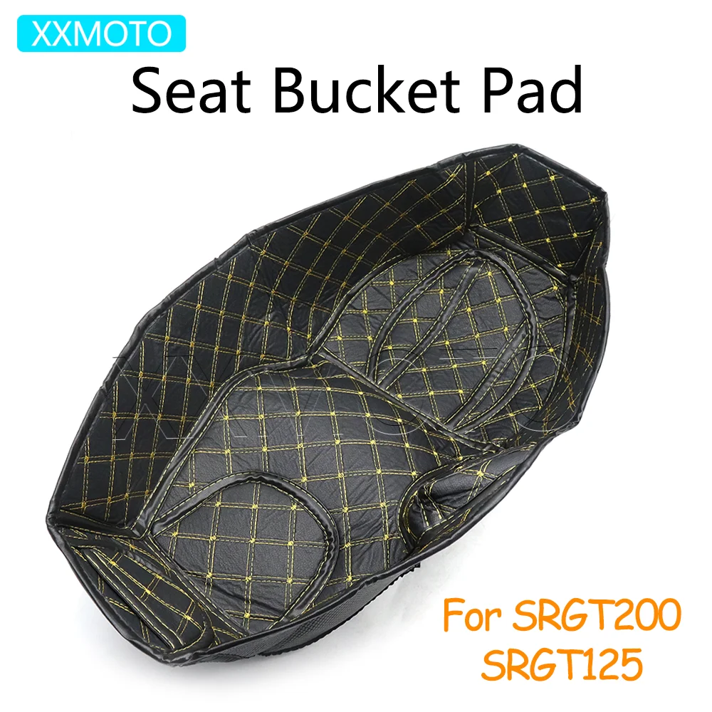 

For Aprilia SRGT200 SRGT125 Motorcycle SRGT 200 125 Seat Bucket Pad Storage Box Pad Cargo Luggage Trunk Protector Cover