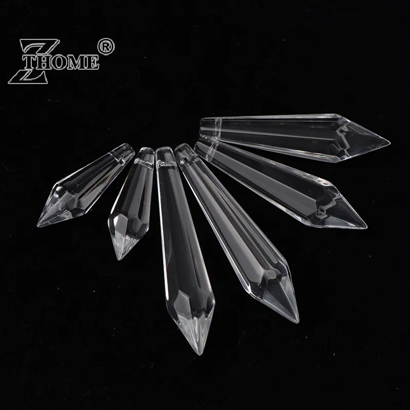 Acrílico Crystal Drop Pendant, Candelabro Cortina, Iluminação de Natal, Peças Penduradas, Lâmpada de Natal, Festa de Casamento, 10Pcs