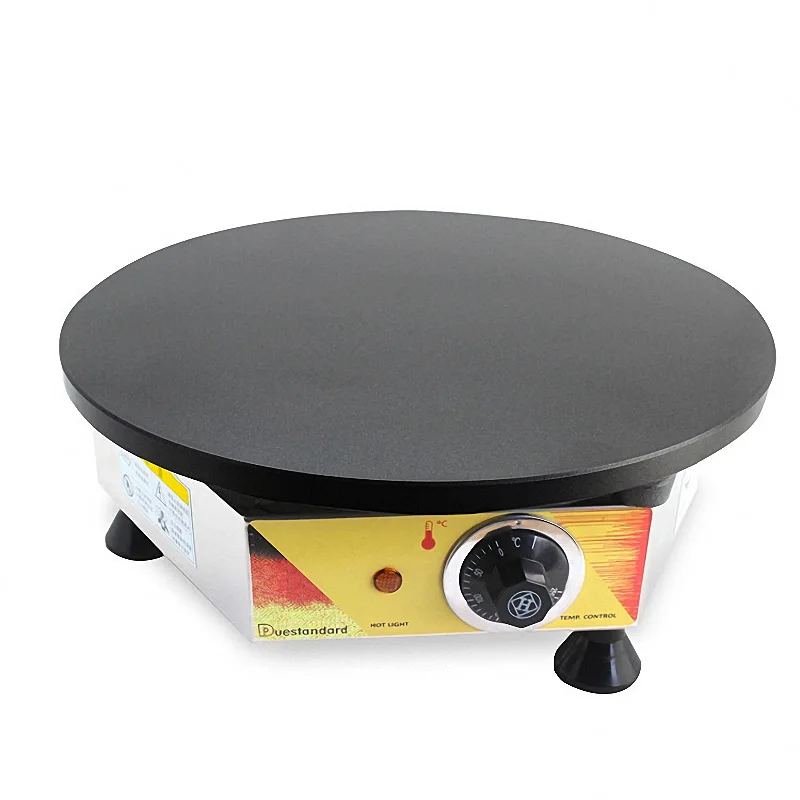 Commercial Electric Crepe Maker Heating Cooker Commercial Pancake Fruit Machine Non-stick Burritos Machine Crepe Machine