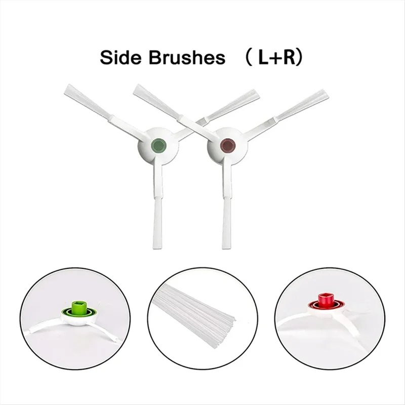 ABLN-Vacuum Cleaner Replacement Accessory Main Brush Side Brush Robot Vacuum Cleaner Accessories