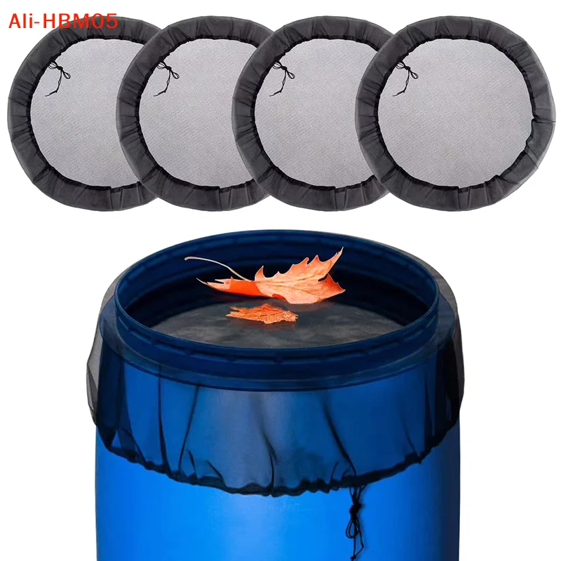 (HB05)1Pc Mesh Cover Netting For Rain Barrels Water Collection Buckets Anti-Mosquito Cover Tank Raindrop Harvesting Tool