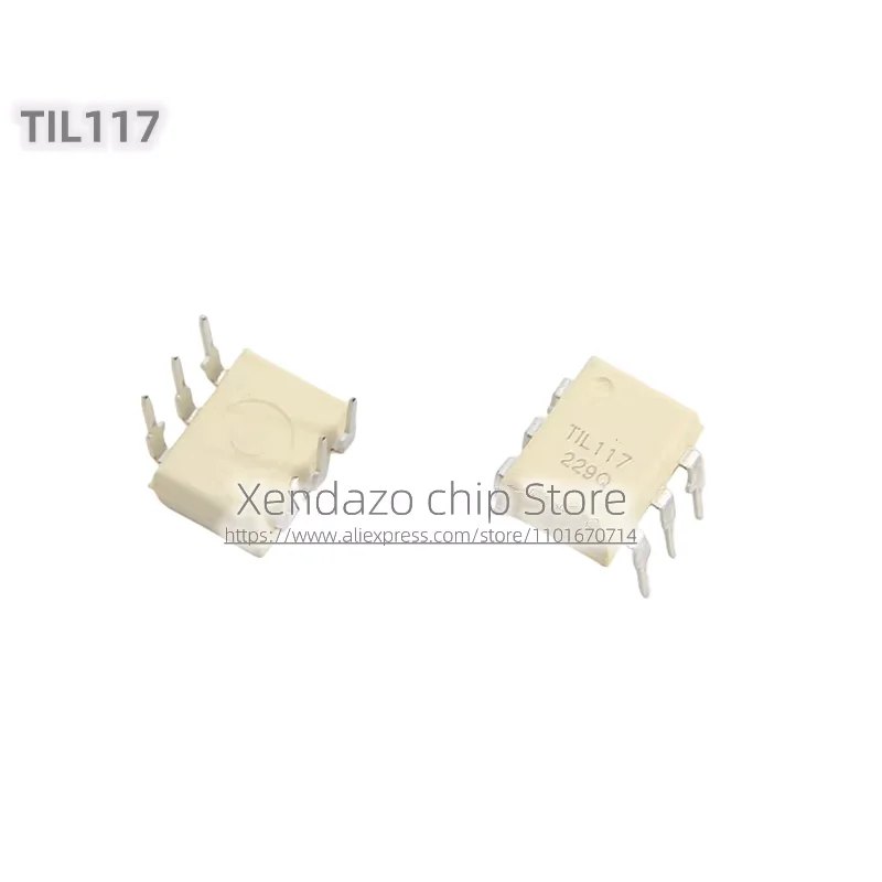 10pcs/lot TIL117M TIL117 DIP-6 package Original genuine Channel transistor output optocoupler chip