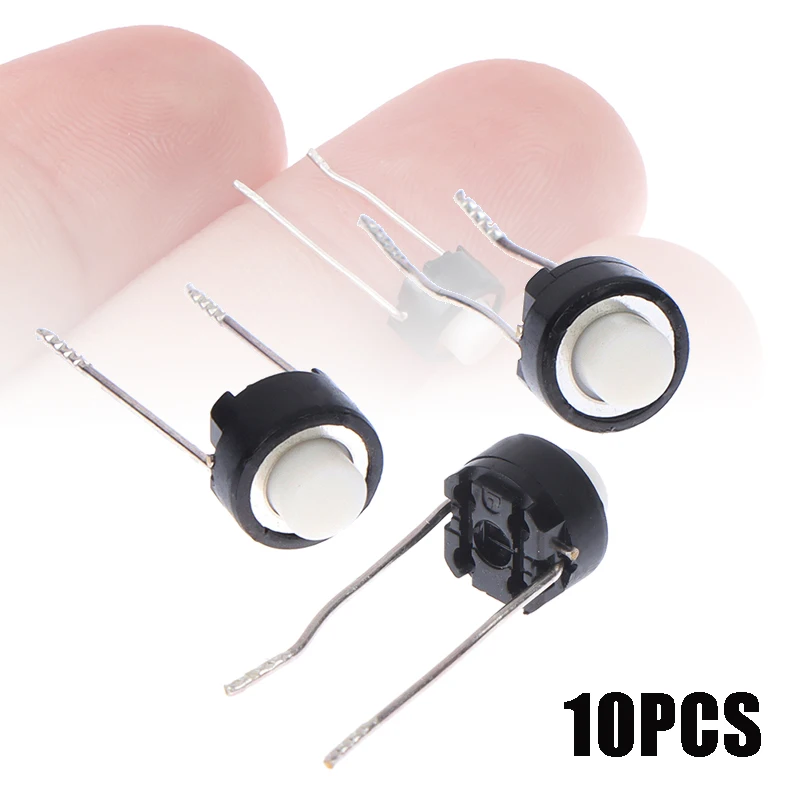 10pcs Mini Micro Momentary Tactile Push Button Switch 4 Pin ON/OFF Keys Button DIP 6x6x5mm Micro Switch Accessories