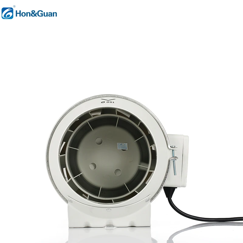 hon&gu an 6 Inch Double NMB Ball Bearing Inline Duct Fan Long Working Life Axial Flow Fans