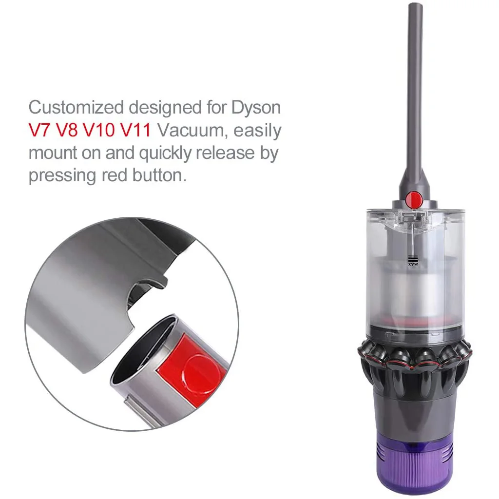 Quick Release Crevice Tool Compatible for Dyson V11 V10 V8 V7 Vacuum Cleaner, Replacement Vacuum Attachment Accessories