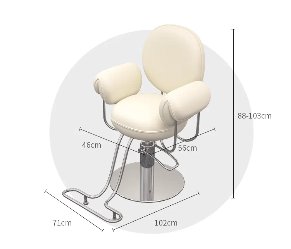 New hair salon stool lift chair high-end cutting chair hair salon dedicated